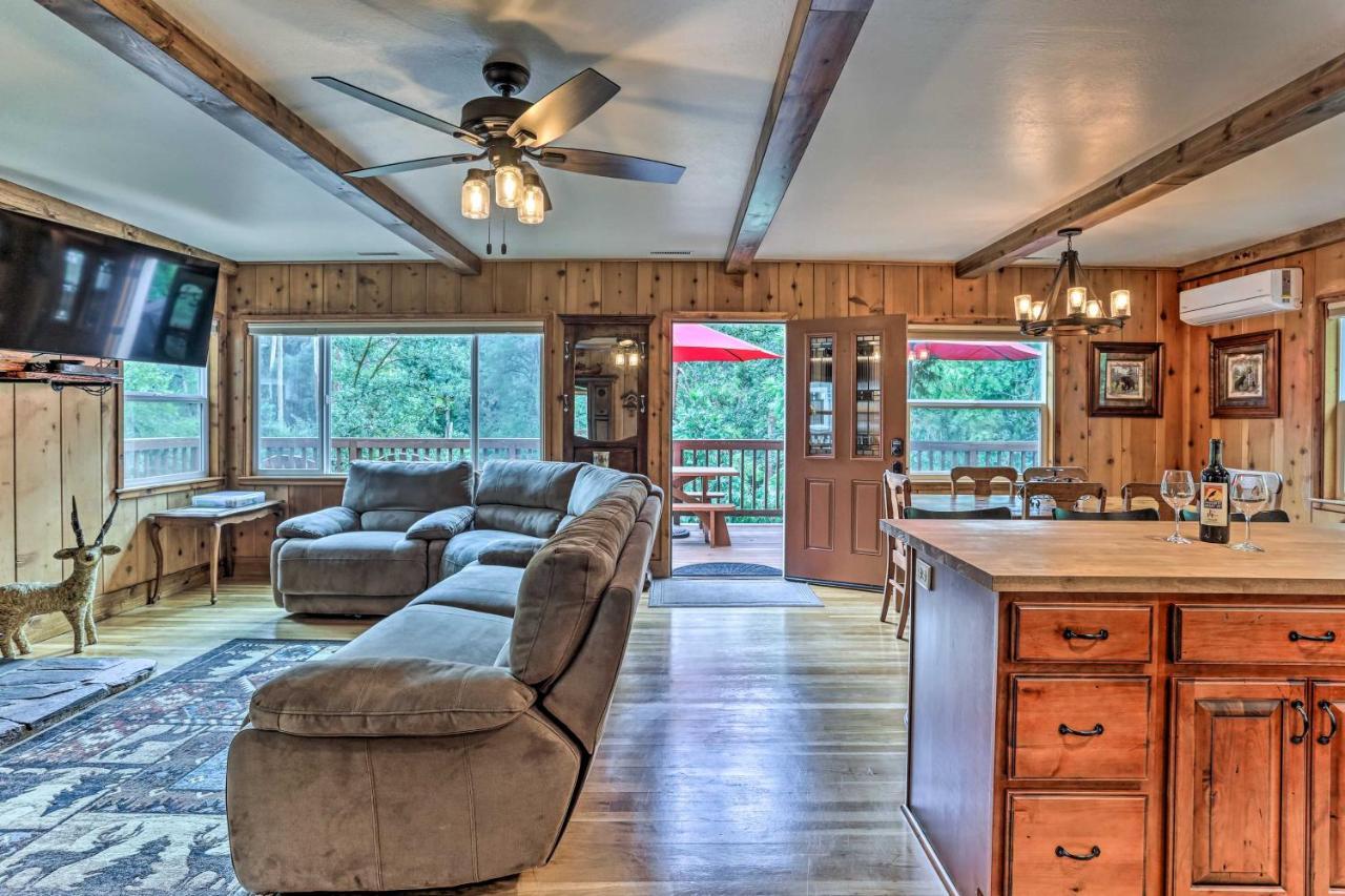 Rustic Oakhurst Retreat Less Than 4 Mi To Bass Lake! Villa Exterior photo